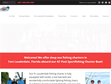 Tablet Screenshot of fishlauderdale.com